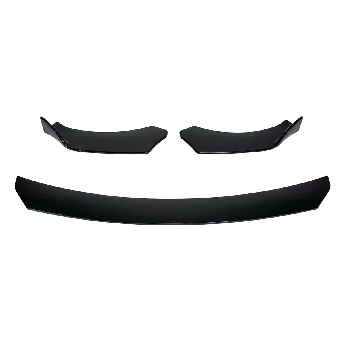 Foto 2 pulgar | Lip Splitter Delantero Universal Plástico Gutstark color Negro Facia Bumper Lujo Defensa 3 Piezas