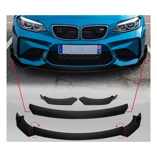 Foto 2 | Lip Splitter Delantero Universal Plástico Gutstark color Negro Facia Bumper Lujo Defensa 3 Piezas