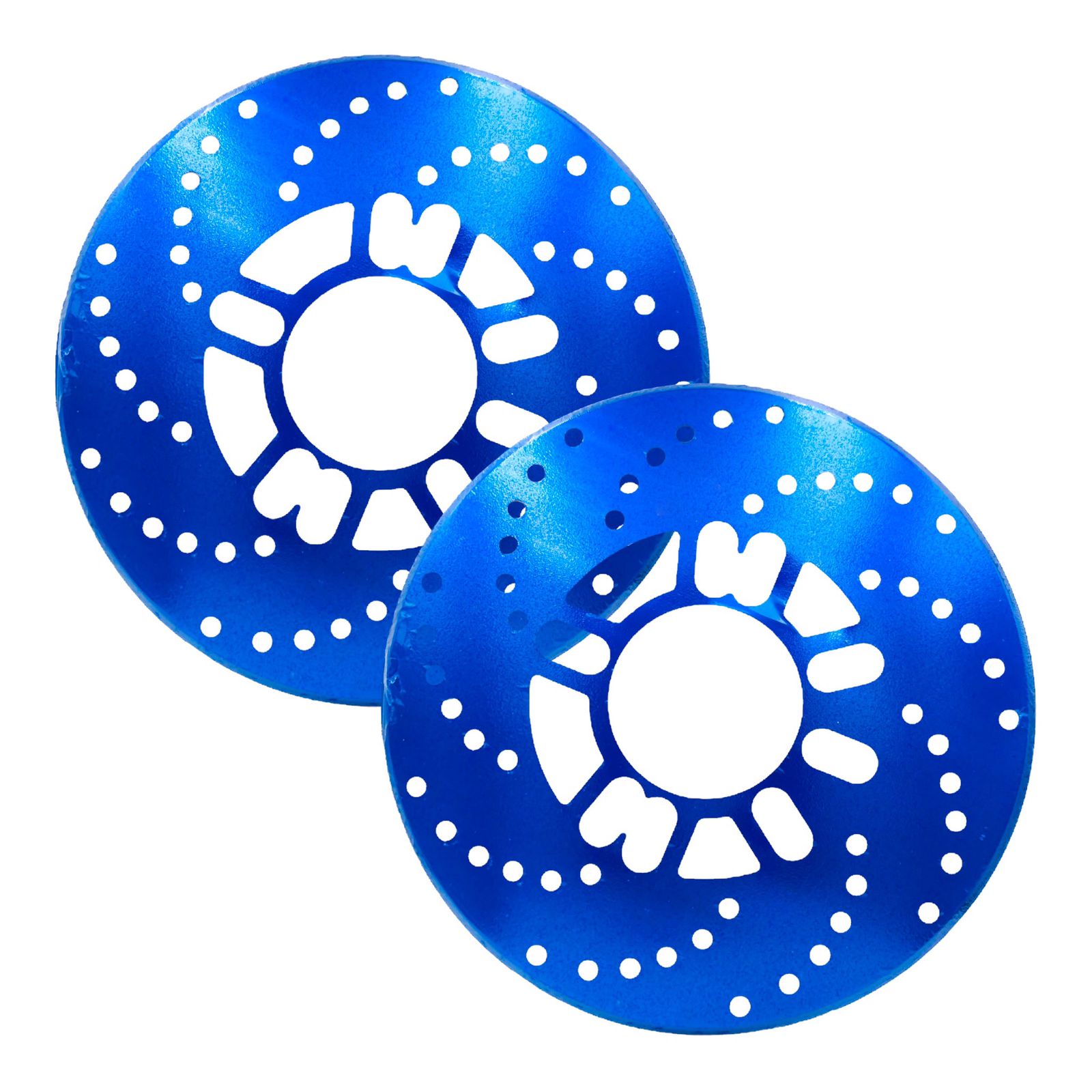 Imitación de Disco de Freno Universal Auto Speed color Azul Metálico