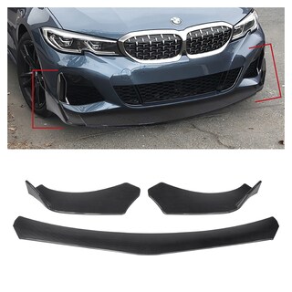 Foto 2 | Lip Splitter Delantero Universal Gutstark color Negro para Autos 3 Piezas