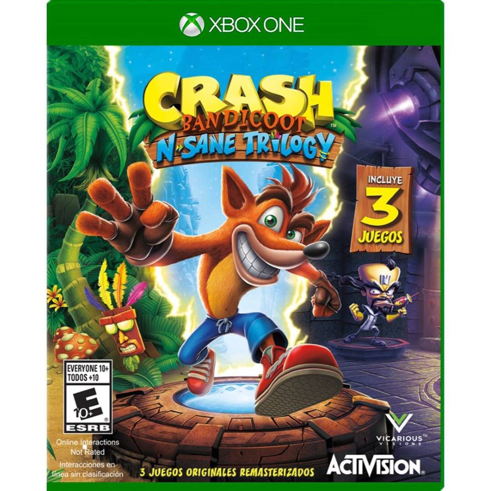 Foto 2 pulgar | Crash Bandicoot Nsane Trilogy para Xbox One