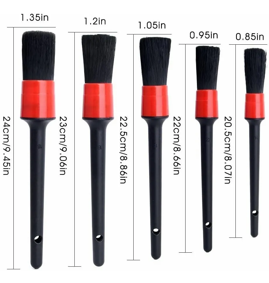 Foto 3 pulgar | Set de 13 Piezas Brochas Malubero Multicolor para Detallado Automotriz Cepillos Hendiduras