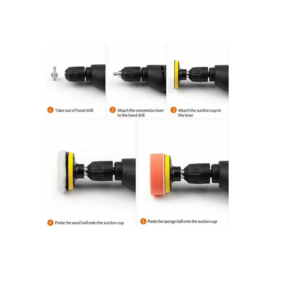 Foto 3 | Kit para Pulir Auto Borlas Esponjas 20 PZAS Eo Safe Imports Esi-7132 Multicolor