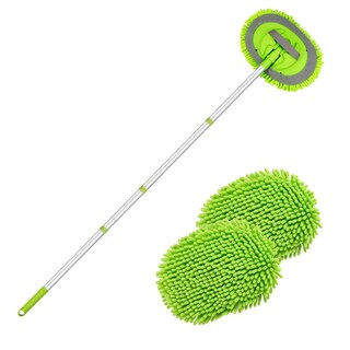 Foto 1 | Cepillo Microfibra Mopa Lavar Más Portacepillos De Repuesto Eo Safe Imports Esi-13932 Verde