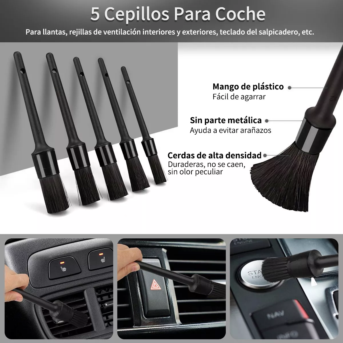 Foto 5 pulgar | Kit De Limpieza De Coche Con Cepillo Eléctrico De 23 Piezas Eo Safe Imports Esi-13921 Multicolor