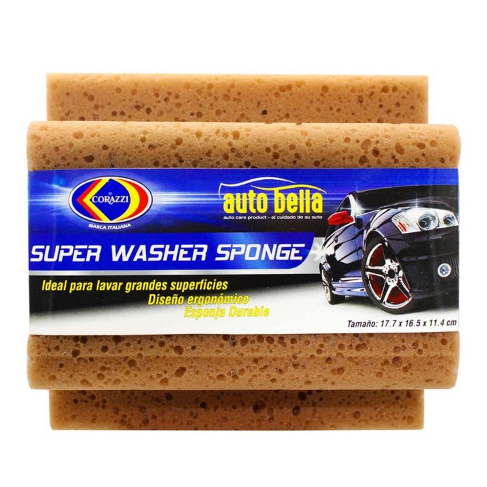 Foto 2 pulgar | Esponja Super Washer Corazzi Café Auto Bella 20 Paquetes