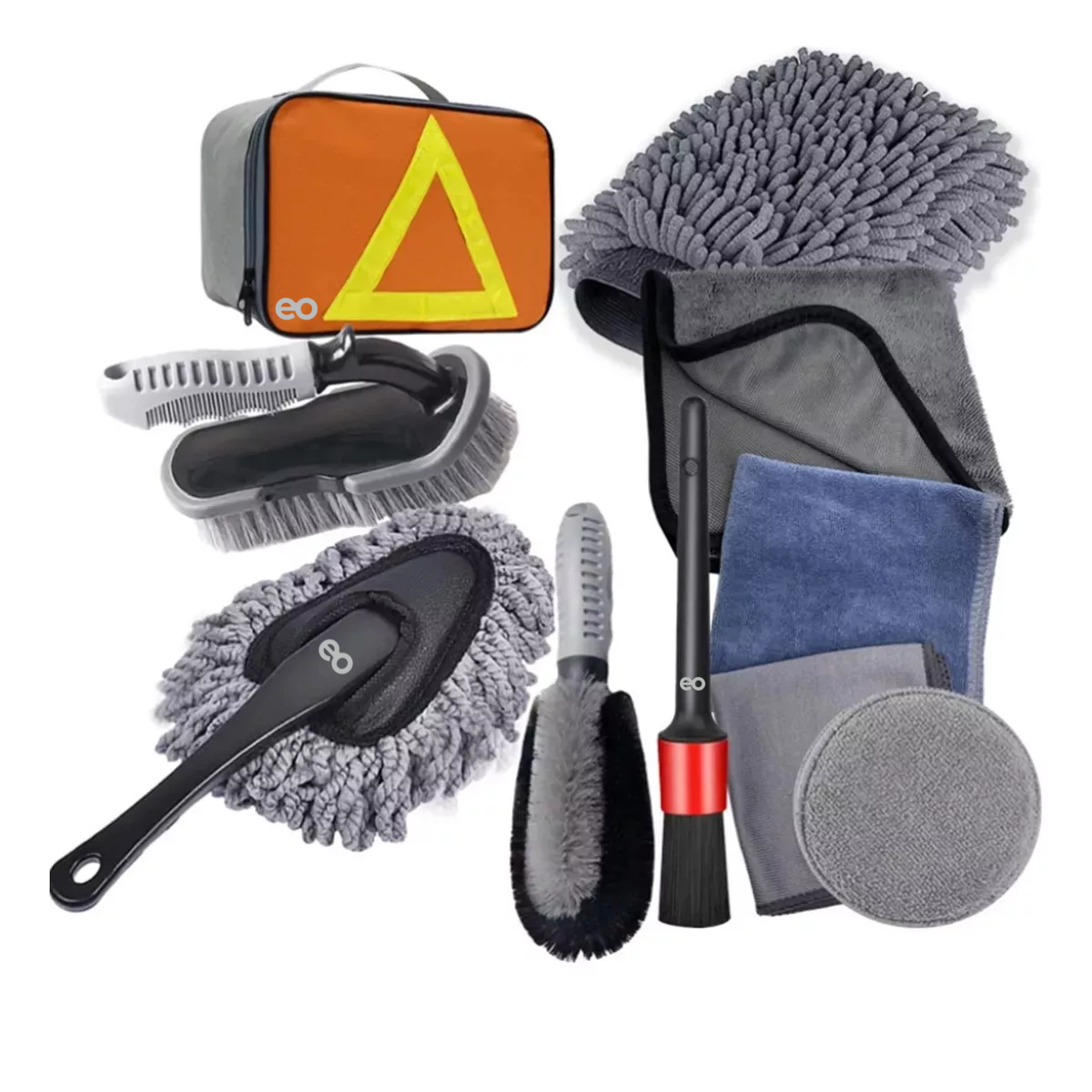 Foto 1 | Language Kit Detallado Automotriz Lavado Limpieza Juego 10 Piezas Eo Safe Imports Esi-15488-1 Gris