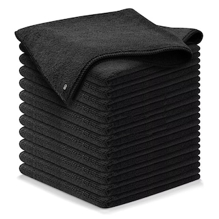 Foto 1 | 12pzs Toallas Microfibras Auto Trapos Superfina Para Limpiar Eo Safe Imports Esi-13935-1 Negro