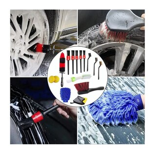 Foto 2 | Set 16 Piezas Cepillo Limpieza Coche Pinceles Detalle Coche Eo Safe Imports Esi-13931-1 Multicolor