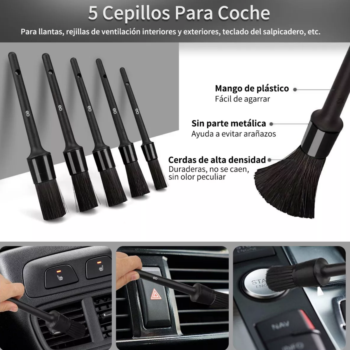 Foto 4 | Kit De Limpieza De Coche Con Cepillo Eléctrico De 23 Piezas Eo Safe Imports Esi-13921-1 Multicolor