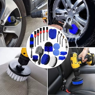 Foto 3 | Set Cepillo Limpieza Automotriz Pinceles Detalle Coche Set 20 Pc Eo Safe Imports Esi-12156-1 Azul