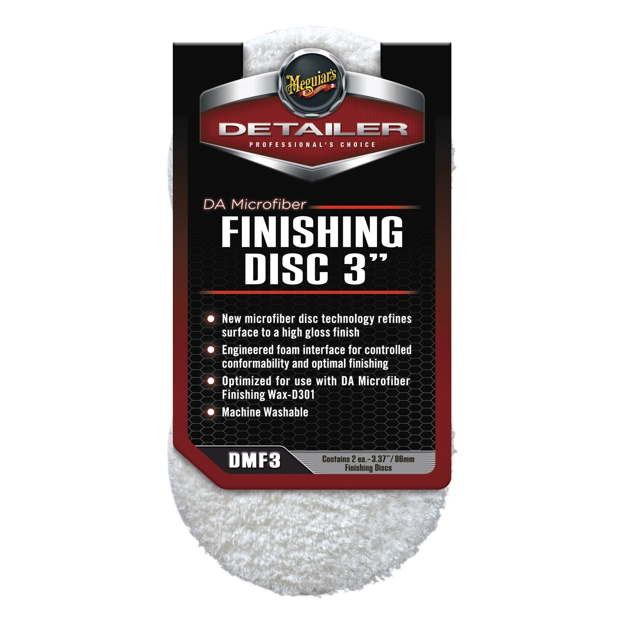 Foto 1 | Meguiar's, Disco De Acabado De Microfibra, Dmf3, 2pzs.