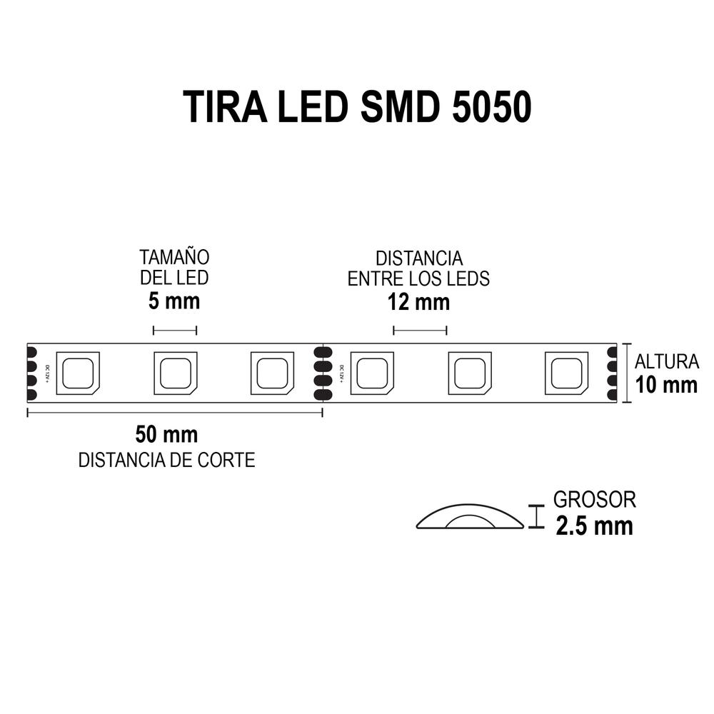 Foto 5 pulgar | Luz Led Roda Decorativa Blanca 12 V