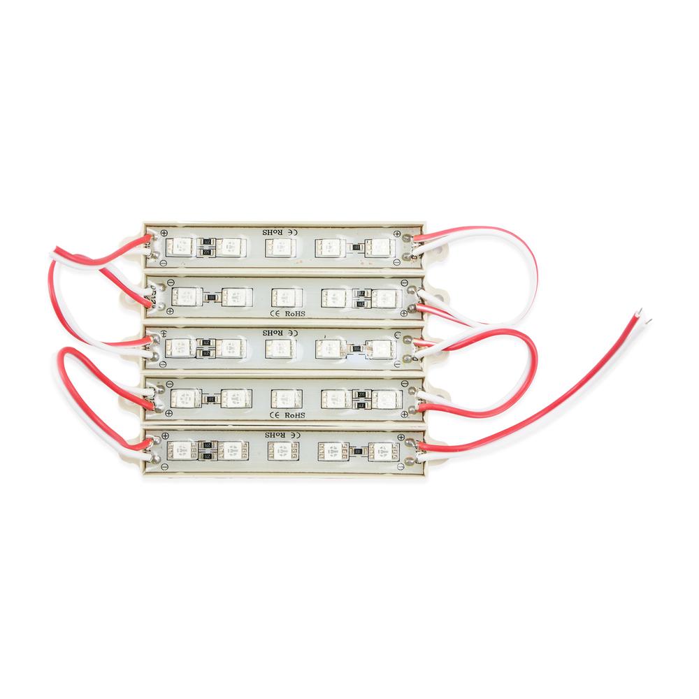 Led Decorativo Roda Rojo 5050 12v $264
