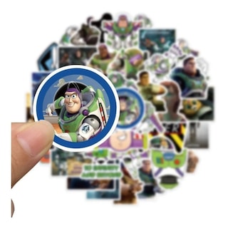 Foto 4 | Stickers Buzz Lightyear Etiquetas Autoadhesivas 50 Unidades - Venta Internacional