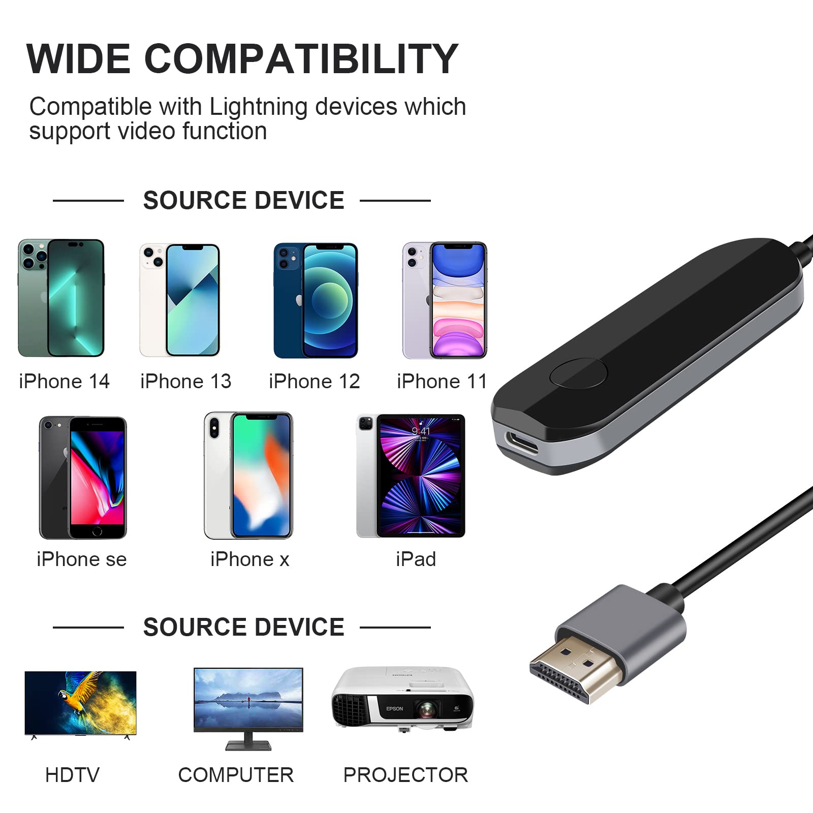 Foto 7 pulgar | Adaptador de Pantalla HDMI Inalámbrico Juconu  - Venta Internacional