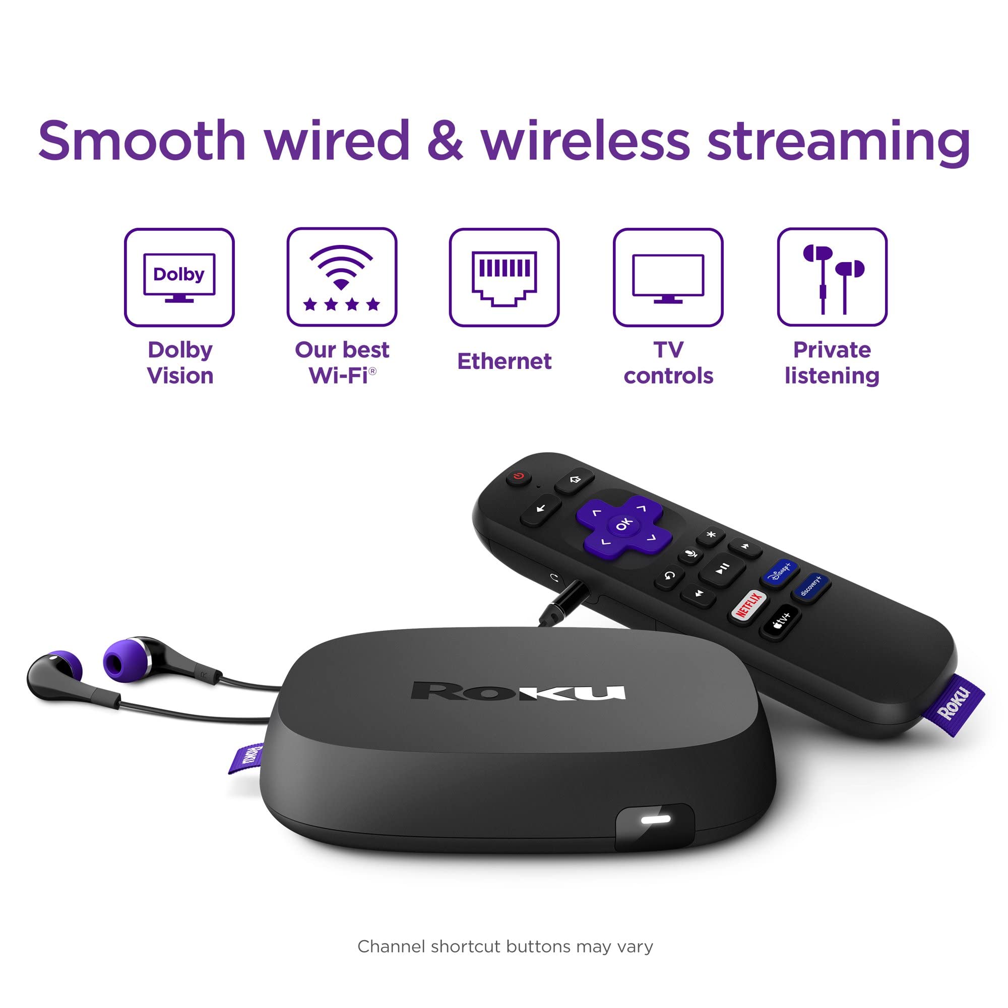 Foto 3 pulgar | Reproductor De Streaming Roku Ultra Lt (2023) Hd/4k/hdr Dolby Vision - Venta Internacional