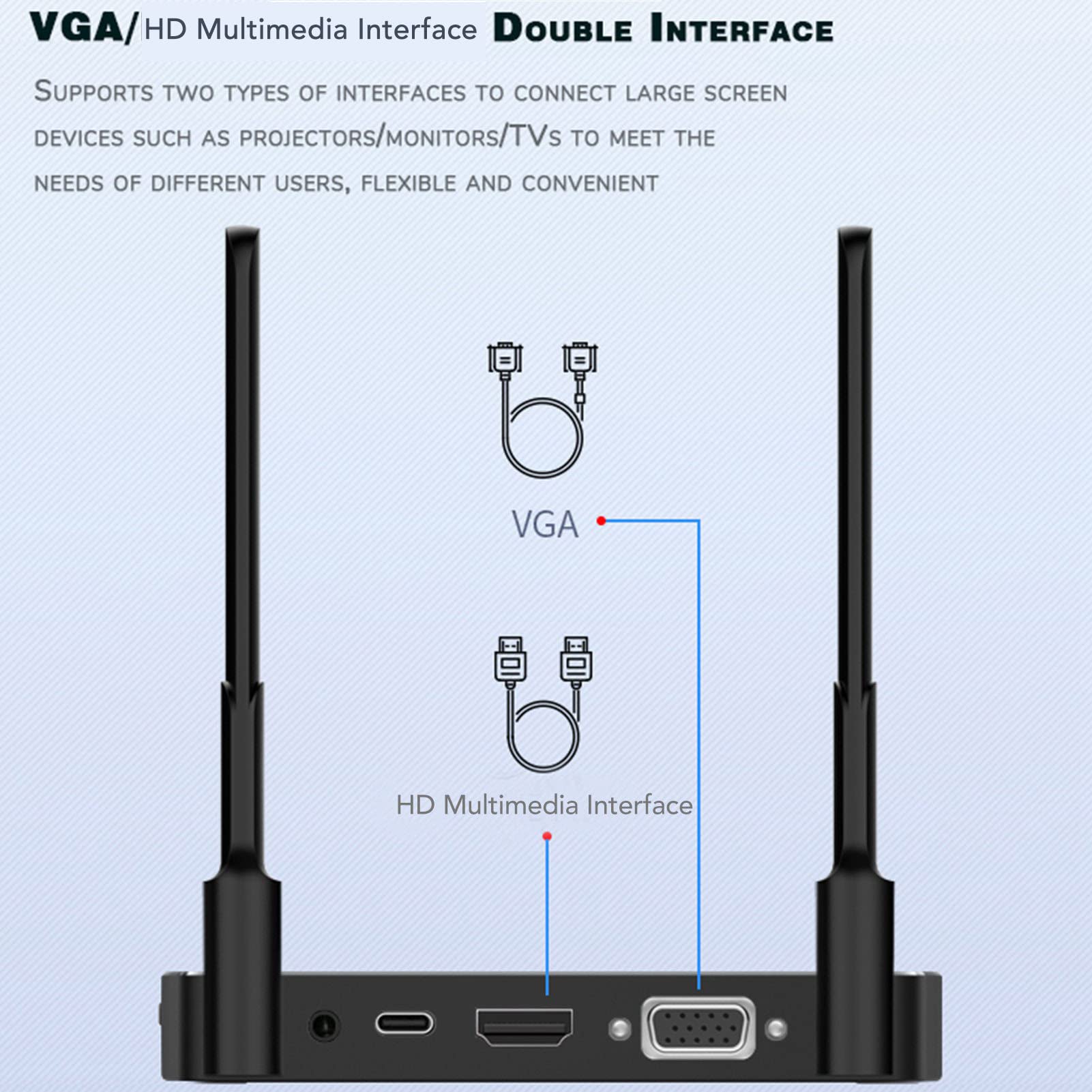 Foto 4 pulgar | Transmisor Y Receptor Hilitand 1080p Extender Dongle - Venta Internacional.