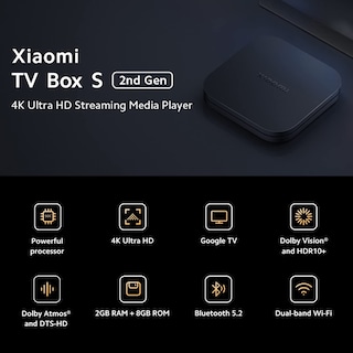Foto 2 | Reproductor Multimedia En Streaming Xiaomi Tv Box S (2.ª Generación) 4k - Venta Internacional.