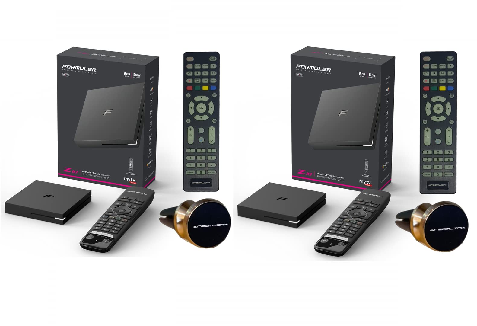 Foto 2 pulgar | Android 10 TV Box Formuler Z10 2 GB de RAM 8 GB de ROM 4K - Paquete de 2 - Venta Internacional