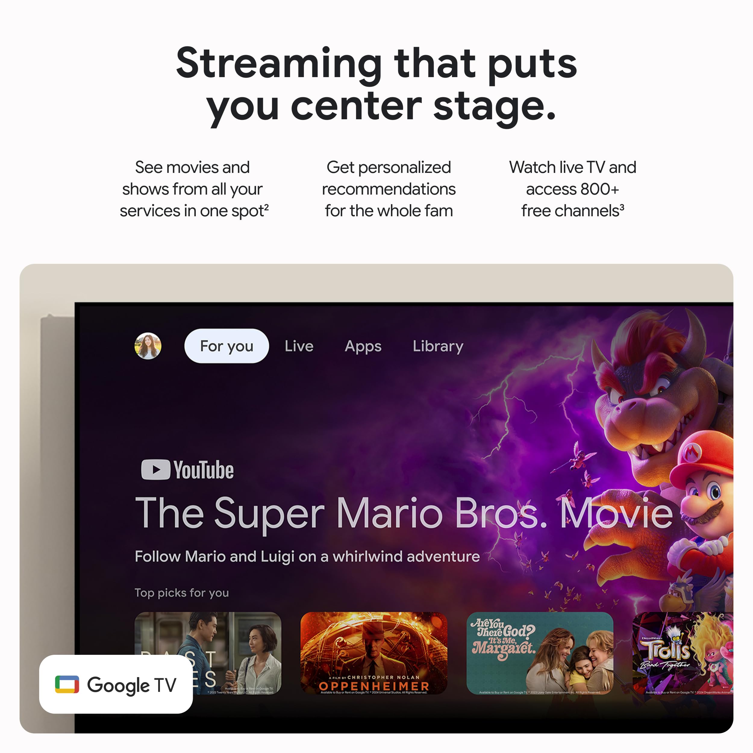 Foto 5 pulgar | Streamer Google Tv 4k Con Control Remoto De Búsqueda Por Voz De 32 Gb De Almacenamiento - Venta Internacional.