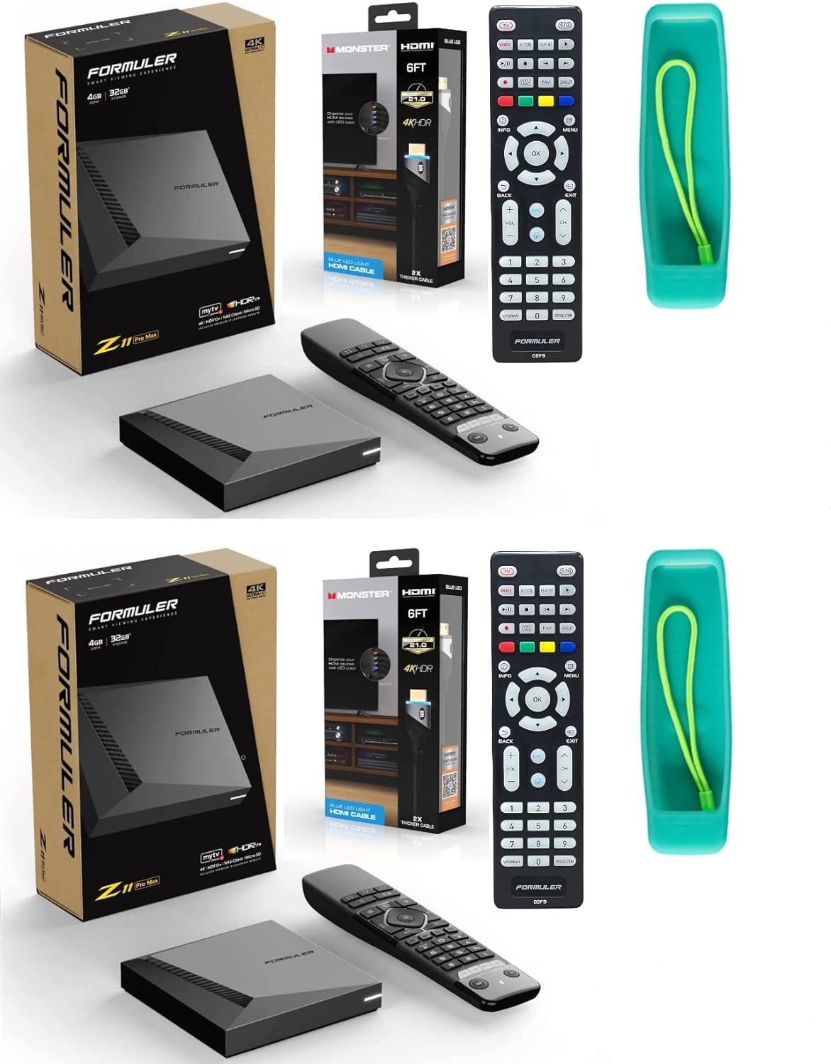 Receptor Multimedia Formuler Z11 Pro Max 4k Android 11 4 Gb/32 Gb - Venta Internacional.