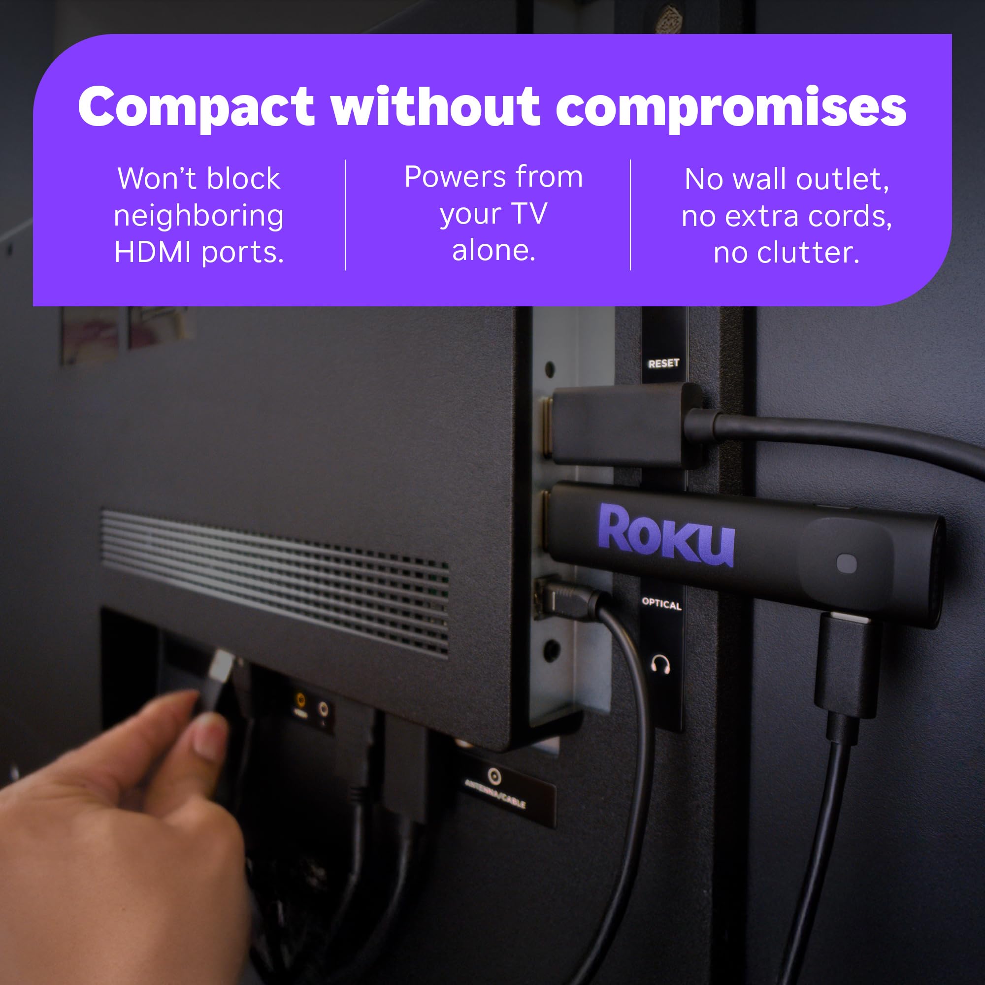 Foto 5 pulgar | Dispositivo De Streaming Roku Streaming Stick 2025 Hd Con Control Remoto Por Voz - Venta Internacional.