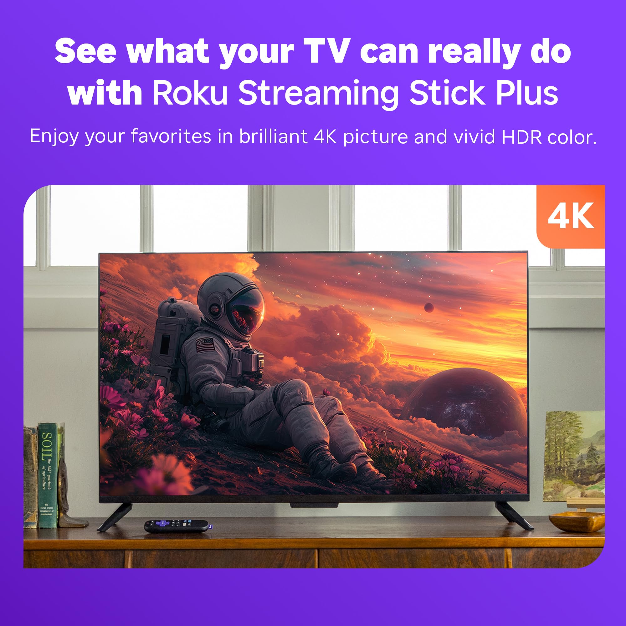Foto 4 pulgar | Dispositivo De Streaming Roku Streaming Stick Plus 2025 4k Y Hdr - Venta Internacional.