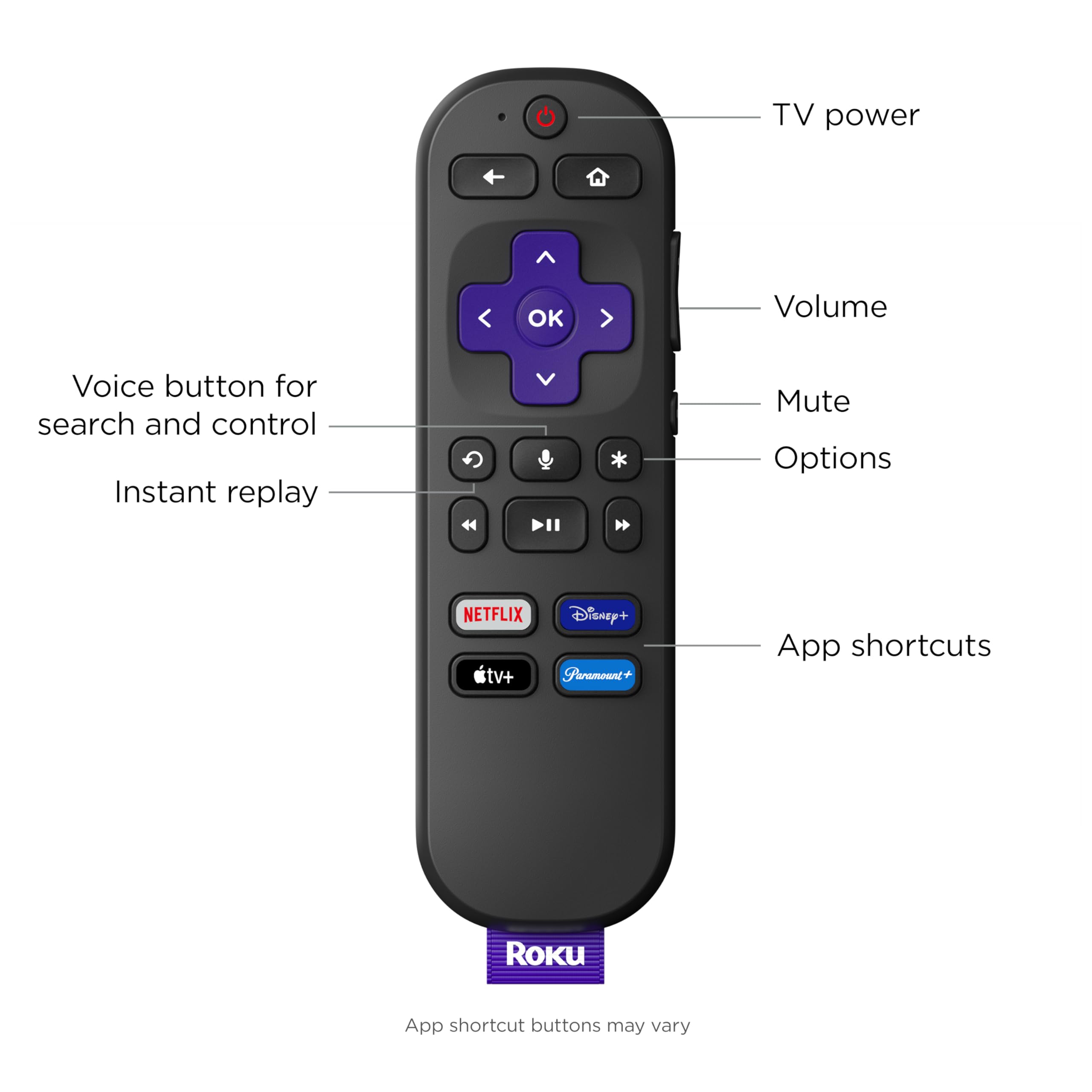 Foto 4 | Dispositivo De Streaming Roku Streaming Stick 4k Con Control Remoto Por Voz - Venta Internacional.