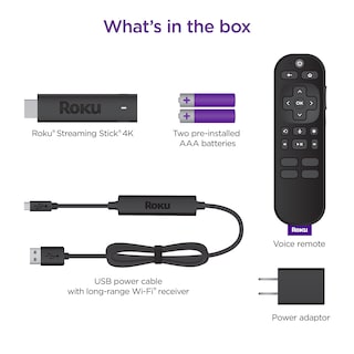 Foto 7 | Dispositivo De Streaming Roku Streaming Stick 4k Con Control Remoto Por Voz - Venta Internacional.