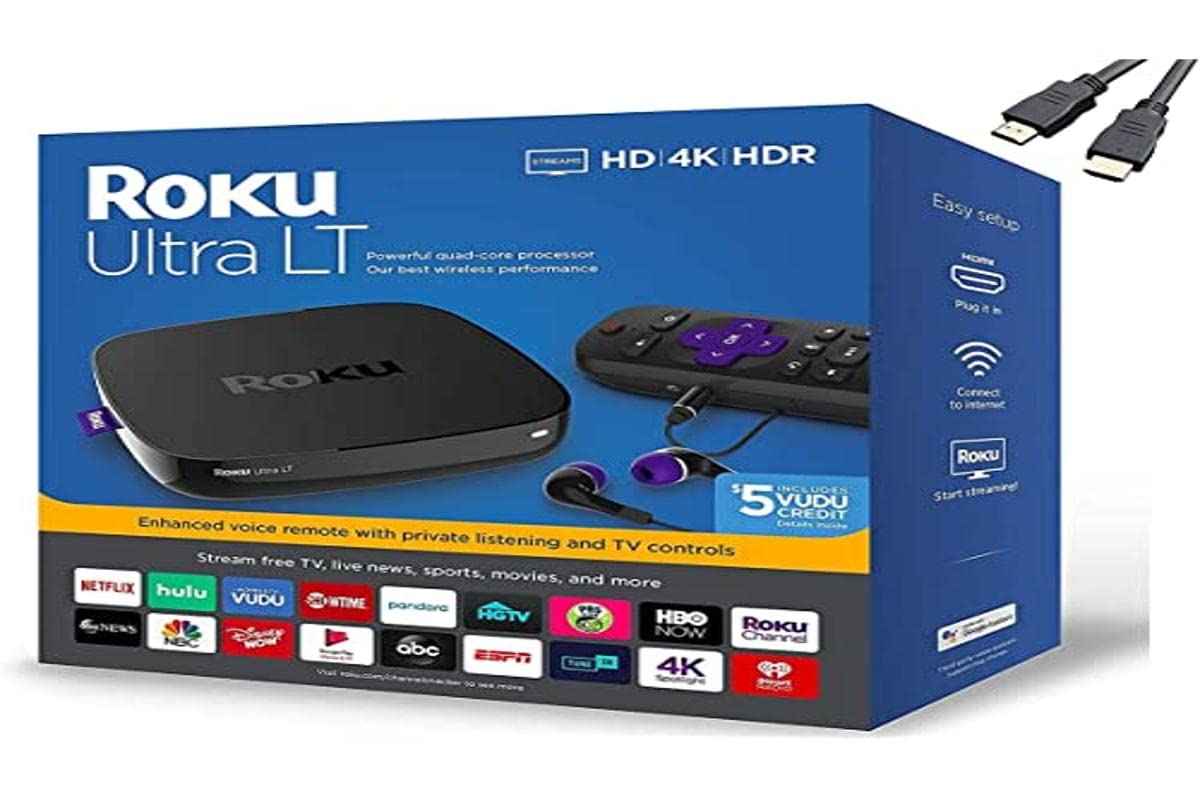 Reproductor Multimedia En Streaming Roku Ultra Lt 4k/hd/hdr Con Cable - Venta Internacional.