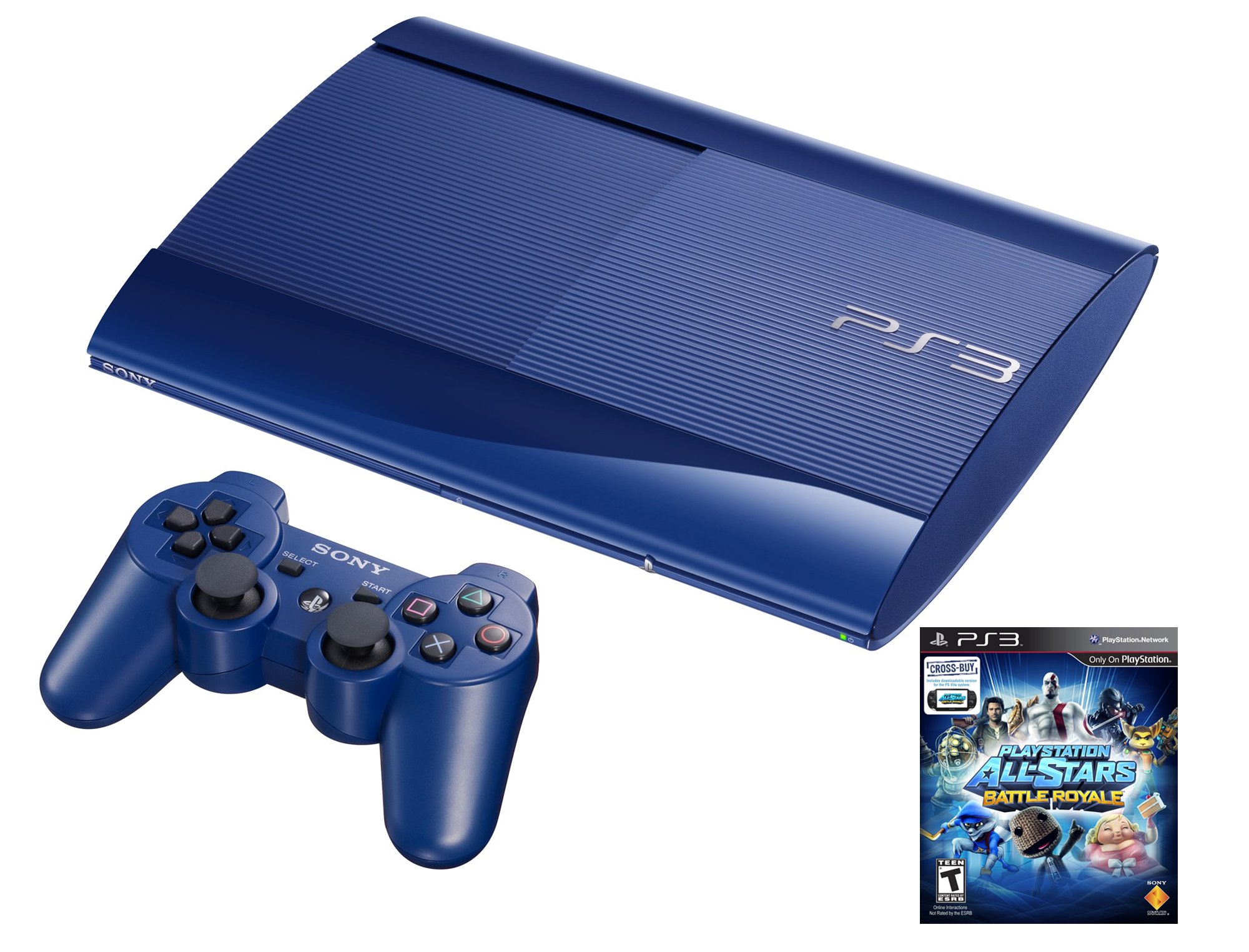 Foto 2 pulgar | Reacondicionado Consola De Juegos Sony Ps3 Azurite De 250 Gb Con Playstation All-stars - Venta Internacional.