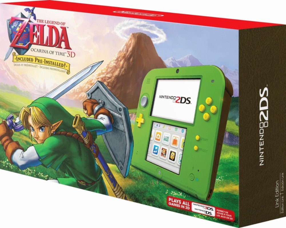Foto 1 | Consola De Videojuegos Nintendo 2ds Legend Of Zelda Ocarina Of Time 3d - Venta Internacional.
