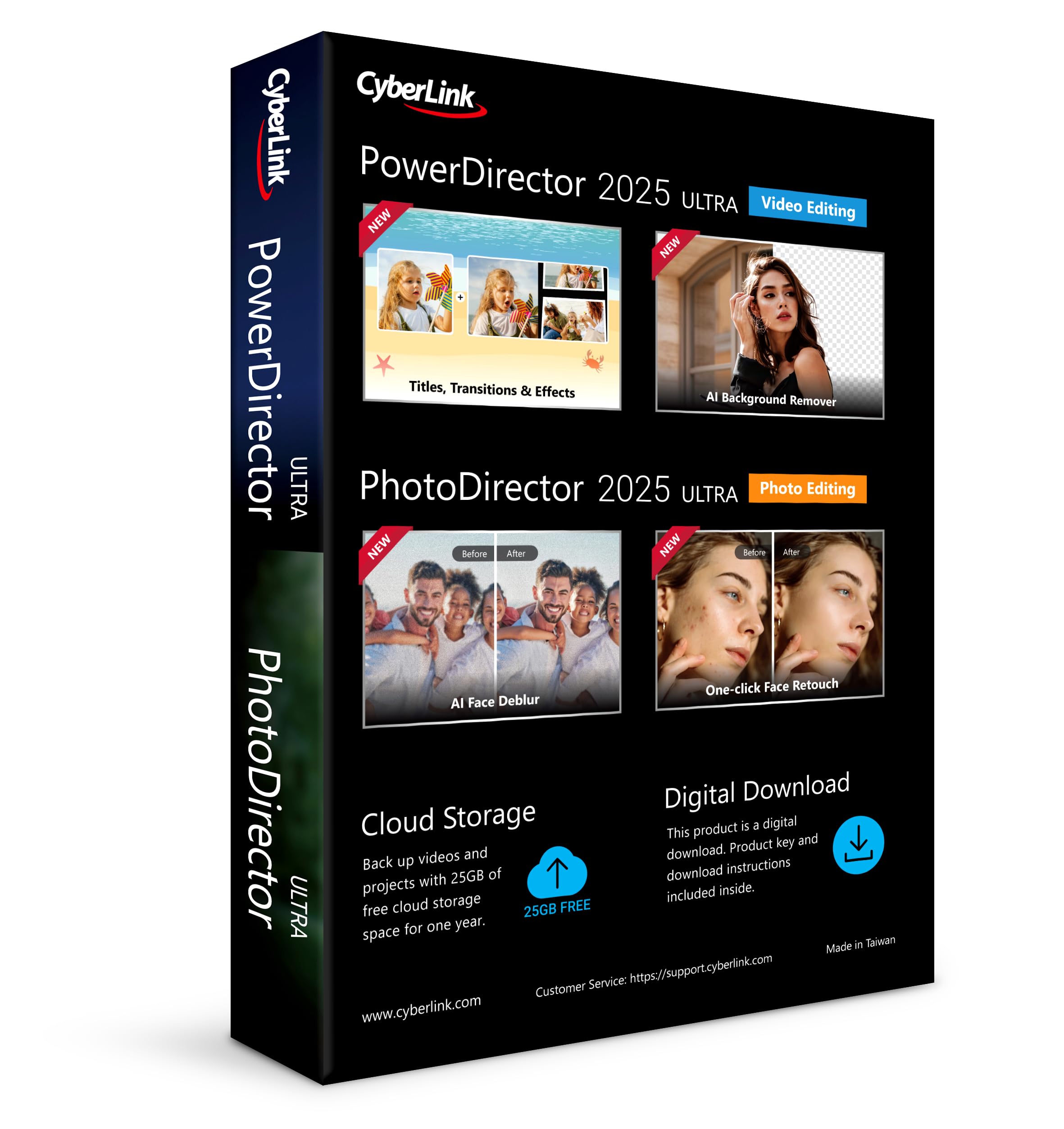 Foto 3 pulgar | Software Cyberlink Powerdirector Y Photodirector 2025 Ultra - Venta Internacional.