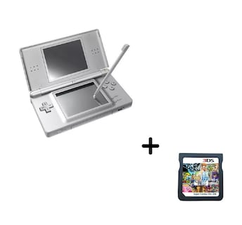 Foto 1 | Nintendo Ds Lite con Cartucho con 208 Videojuegos Gris