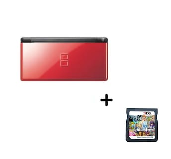 Foto 1 | Nintendo Ds Lite con Cartucho con 208 Videojuegos Rojo