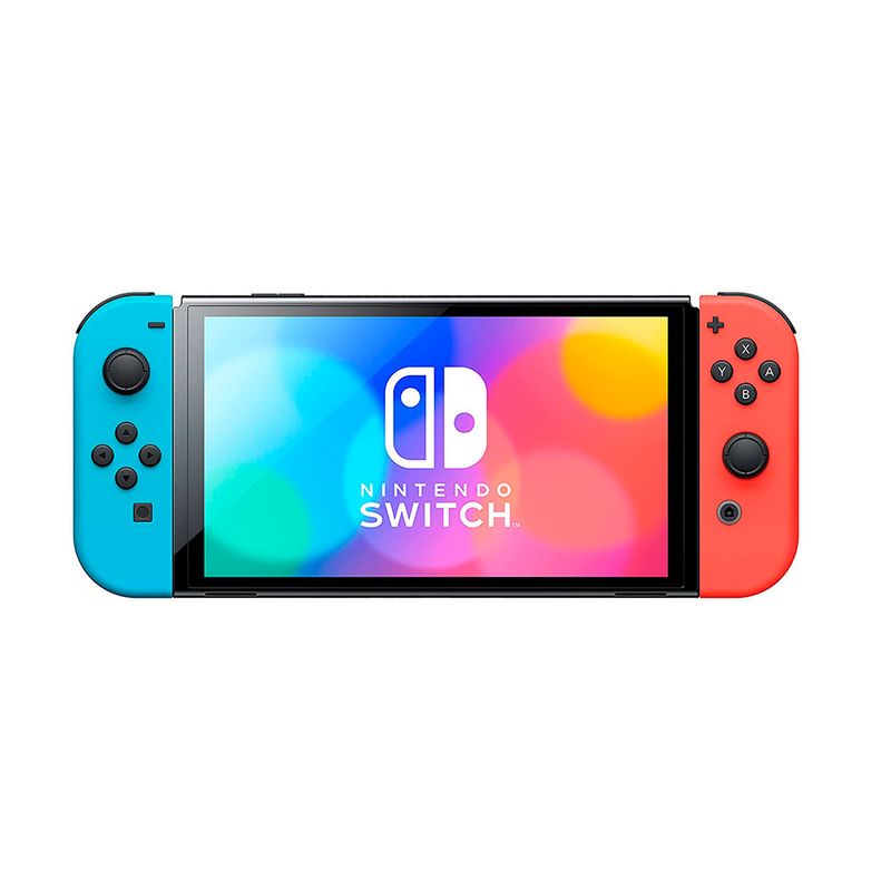 Foto 4 pulgar | Nintendo Switch Oled 64gb Neón Reacondicionado