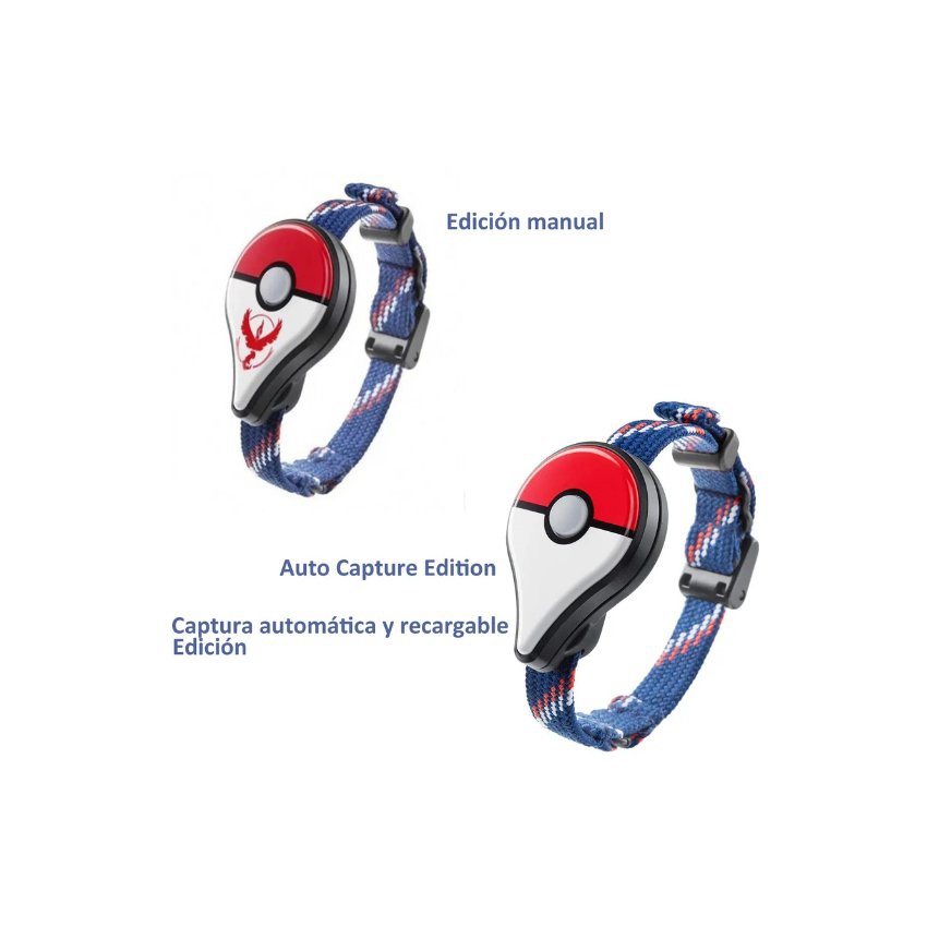 Foto 4 pulgar | Pulsera Nintendo Pokémon Go Plus Azul Con Rojo - Venta Internacional.