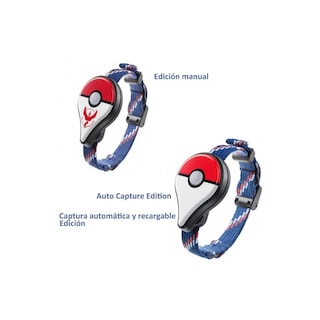 Foto 3 | Pulsera Nintendo Pokémon Go Plus Azul Con Rojo - Venta Internacional.