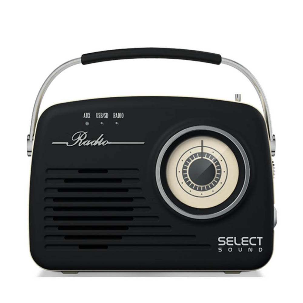 Radio Análogo Am/Fm Select Sound color Negro