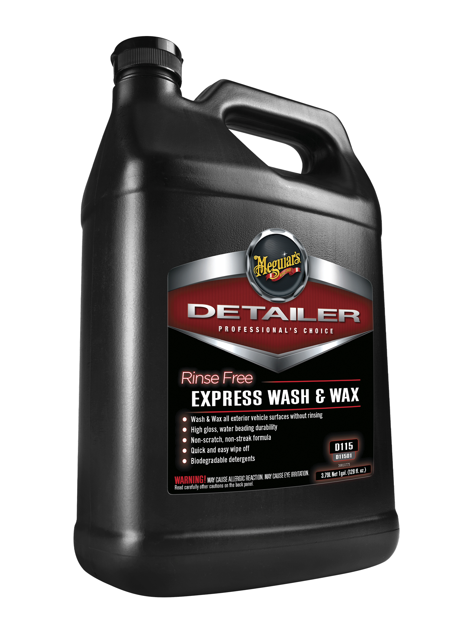 Foto 2 pulgar | Meguiar's, Lavado Y Encerado Rapido Sin Enjuague, D11501, 3.79l.