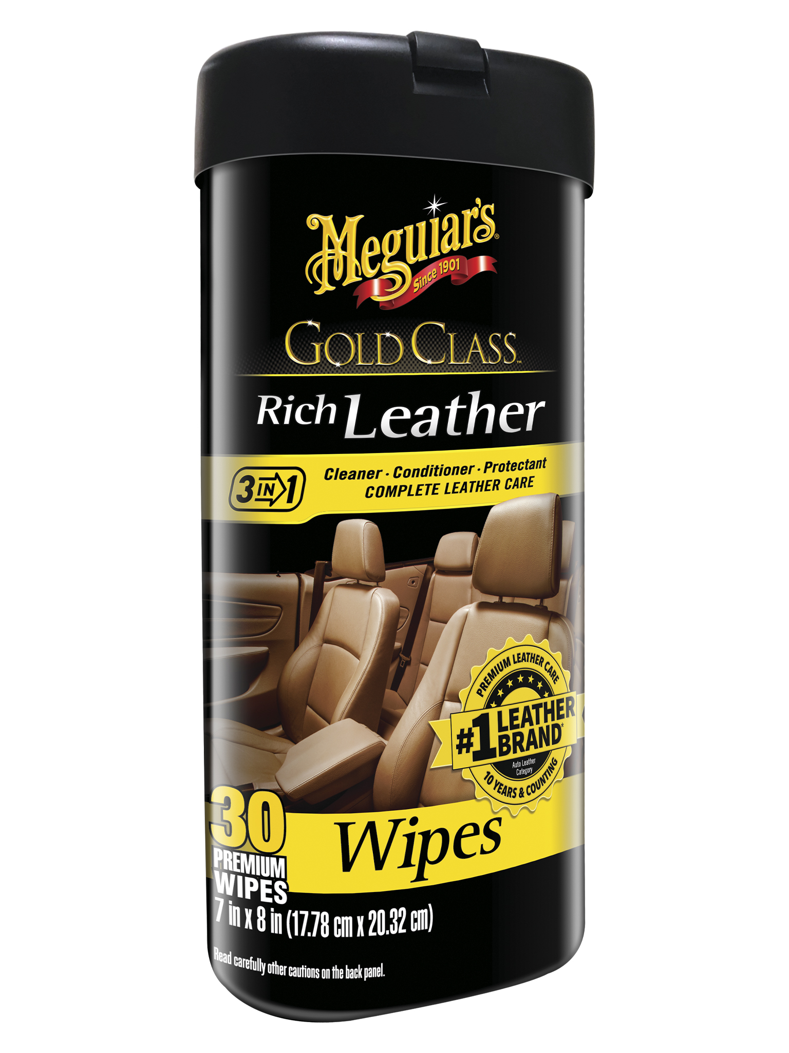 Foto 2 pulgar | Meguiar's, Gold Class Toallas Impregnadas Para Piel, G10900, 25pzs.