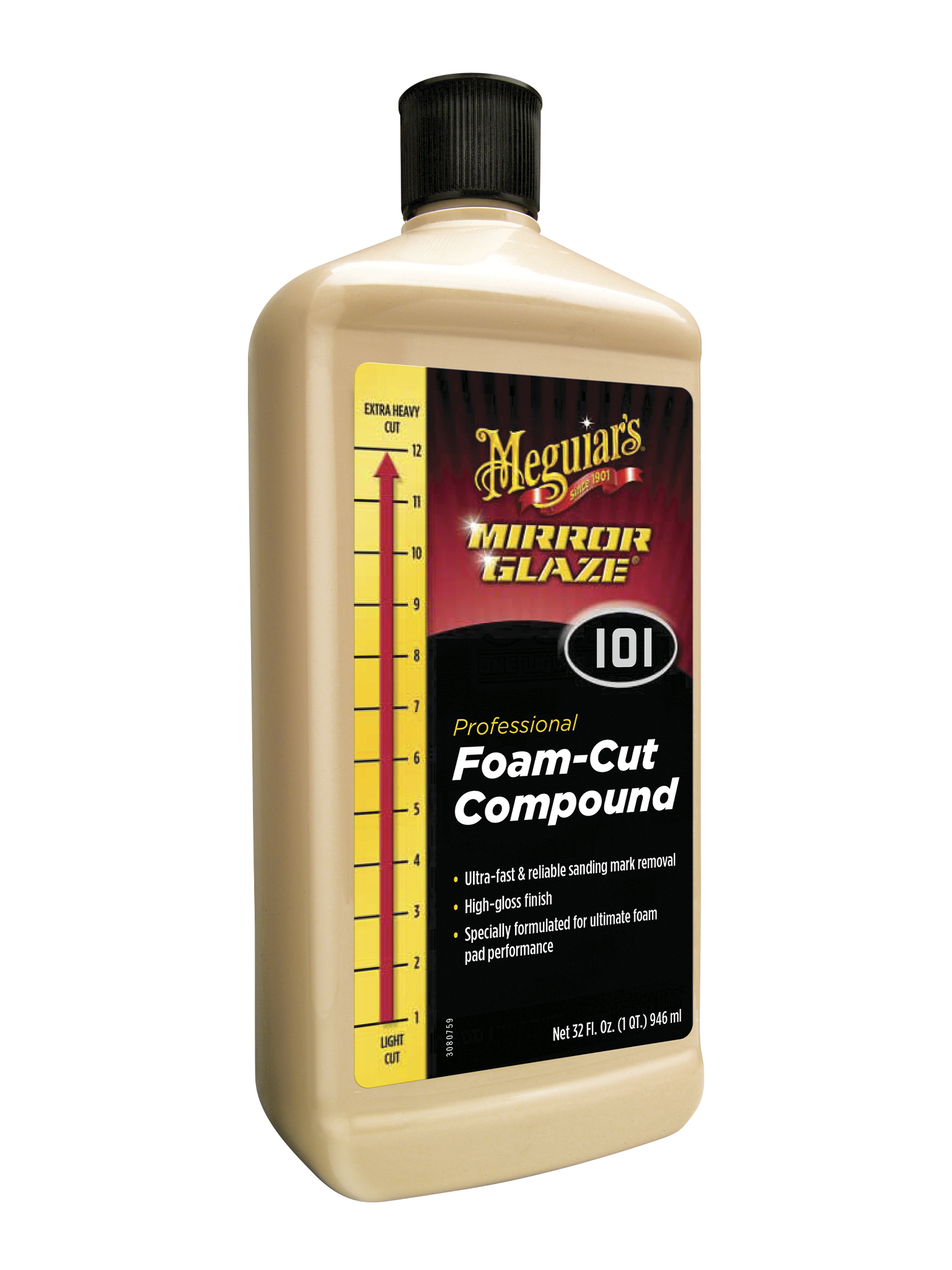 Meguiar's, Mirror Glaze 101 Compuesto Profesional De Corte De Espuma, M10132, 32oz.