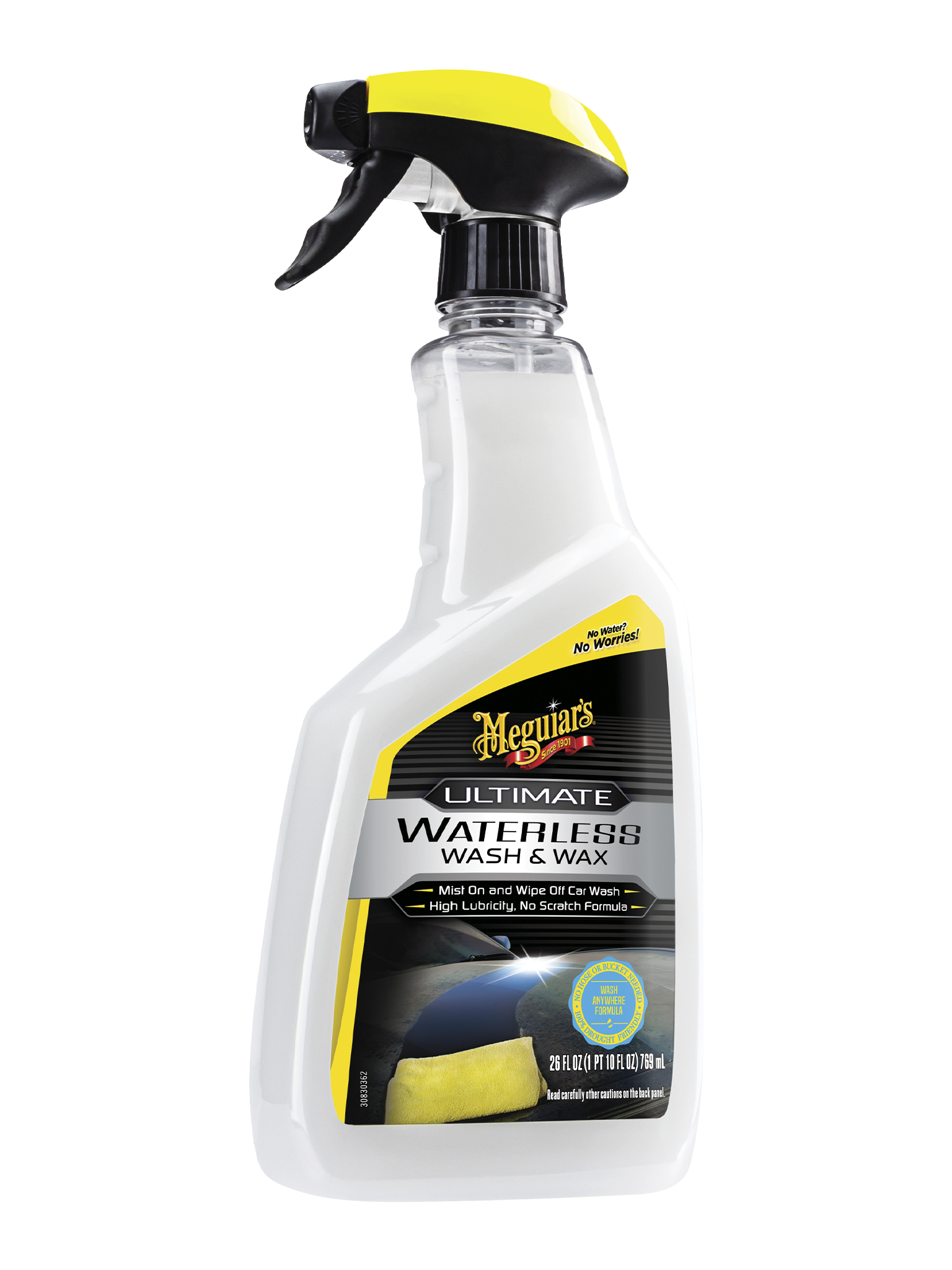 Meguiar's  Wash Wax Anywhere Lavado Y Encerado Instantáneo  G3626  769ml.