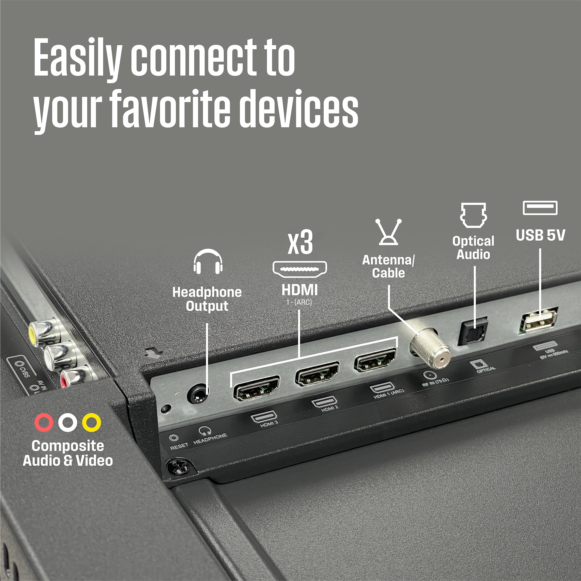 Foto 7 pulgar | Televisor Inteligente Westinghouse Roku 24'' 720p Led Hd Con Wi-fi - Venta Internacional.