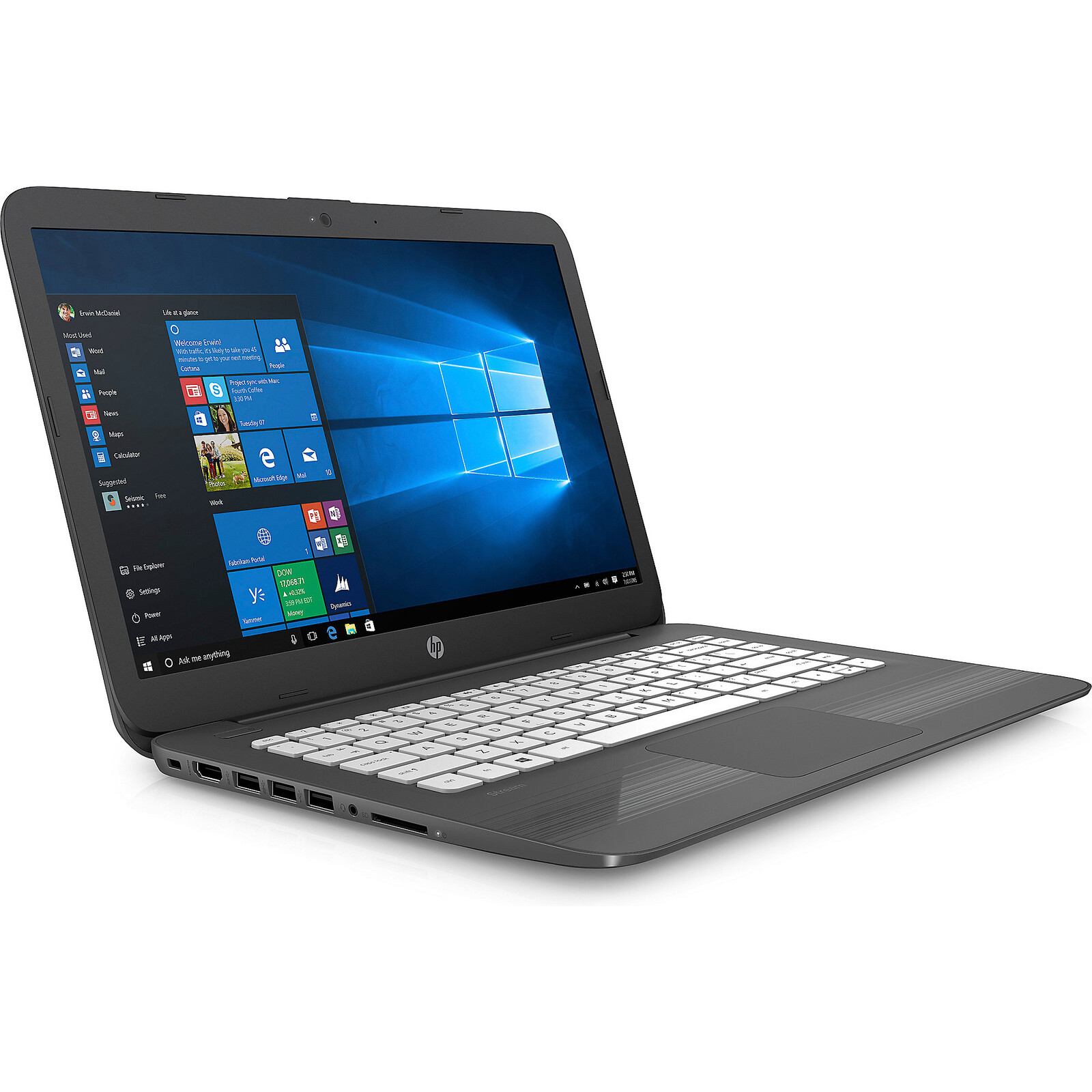 Laptop HP Reacondicionada Stream 14 Pulgadas Intel Celeron 4gb Ram/64gb color Negro