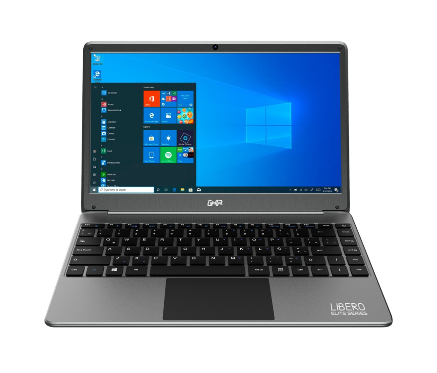 Foto 2 pulgar | Laptop Ghia Libero Elite Intel Core I3-10110u 2c 8GB RAM 256GB 14'' Hd Win 10h Color Gris Reacondicionada