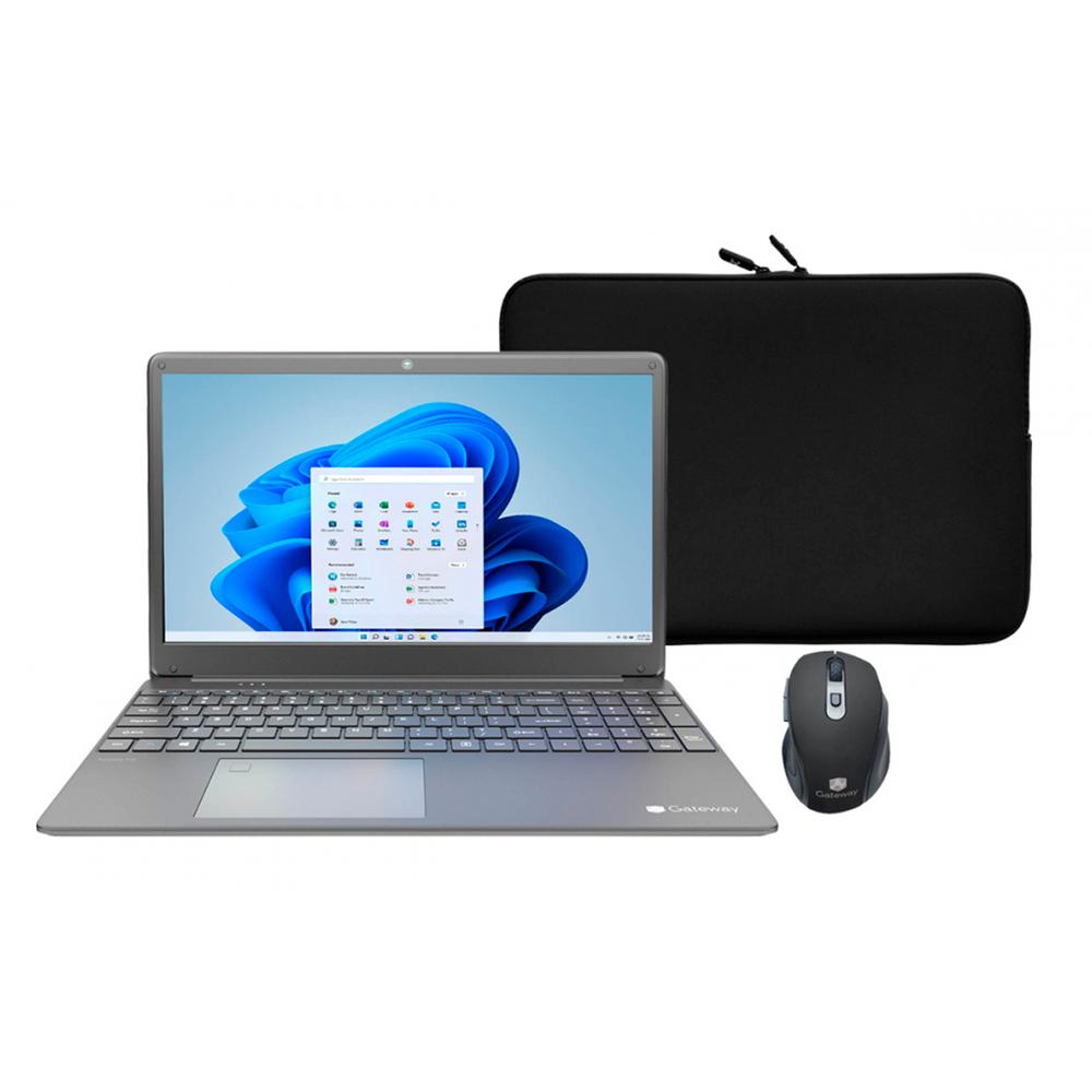 Foto 8 pulgar | Laptop Gateway Core I3 1115G4 4gb 128gb SSD LCD IPS Win11h GWNC31514-BK color Negro 15.6"