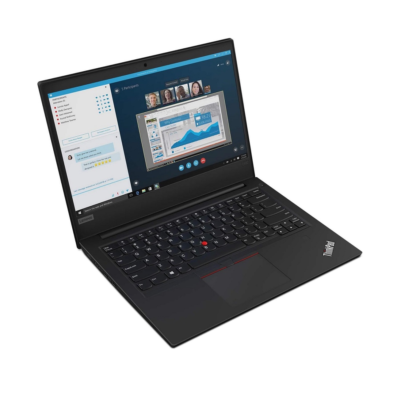 Laptop Lenovo E495 14'' Amd Ryzen- 3200u 16gb Ram 512gb Ssd Windows 10 Pro Equipo Clase A Reacondicionado