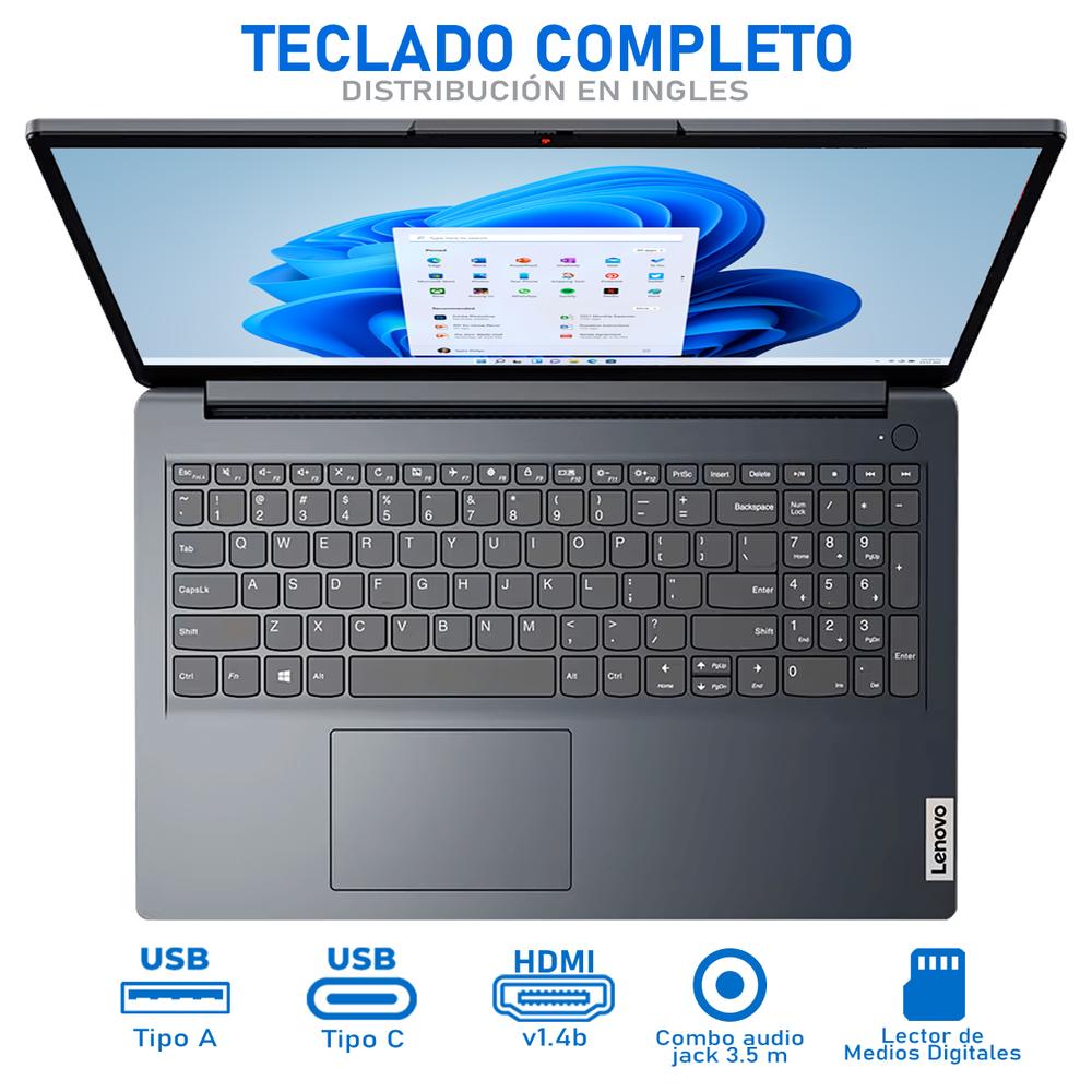 Foto 5 pulgar | Laptop Lenovo Ideapad 15amn7 Amd Ryzen 3 7320u 8gb Ram 256gb Ssd 15.6" Reacondicionada